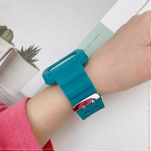 For Fitbit Versa 3 3D Silicone Integrated Watch Band