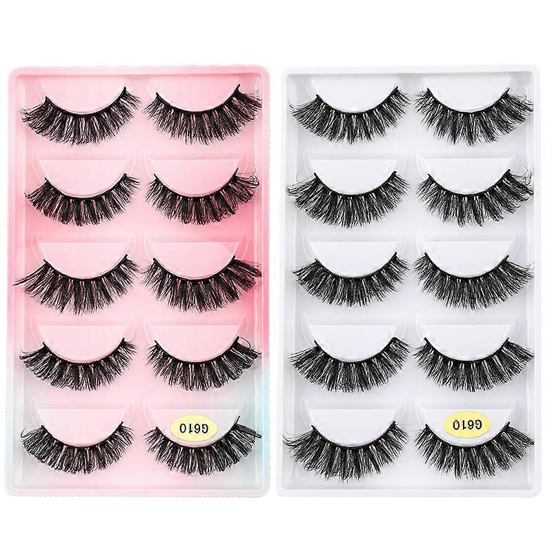 10 Pairs Eyelashes Mink Eyelashes
