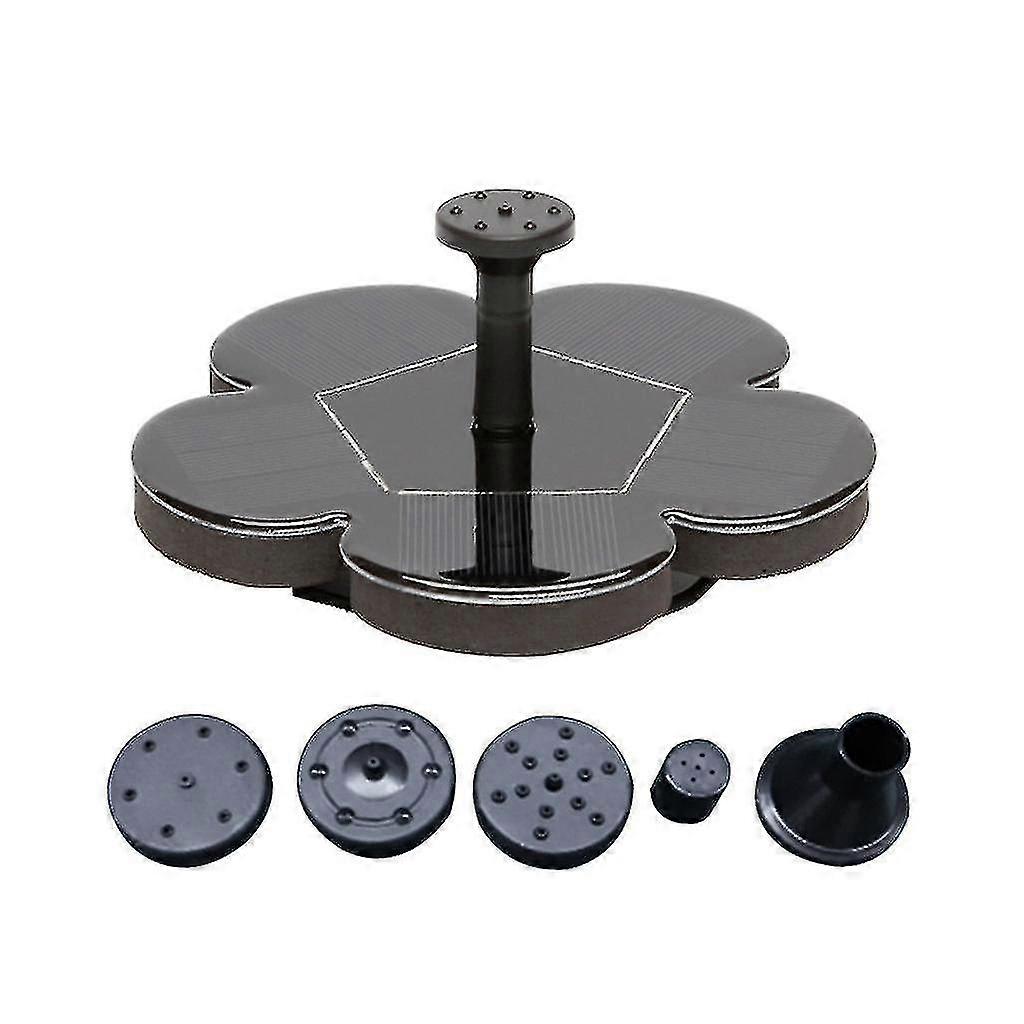Miniature Floating Solar Fountain Pond Garden Water Pump Monocrystalline Panel Easy Installation Fish Container Decoration