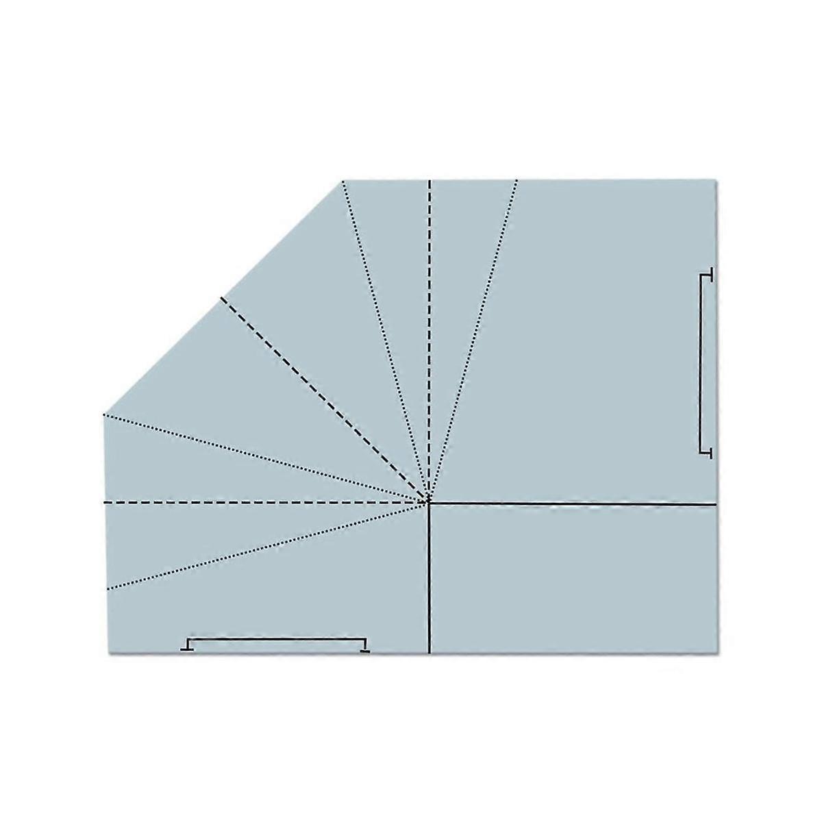 DIY Fabric Foldable Food Basket Sewing Template,Handbag Quilting Template,10inch