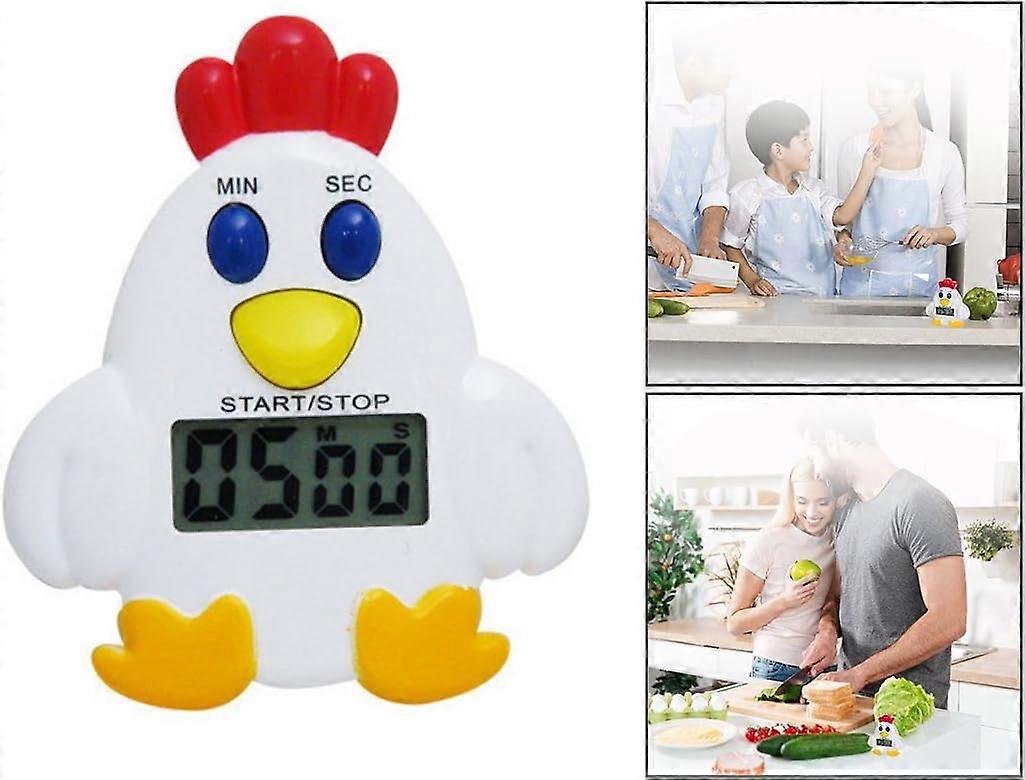 Kitchen Timer(6.5*5.5cm), LCD Digital Timer, Countdown Timer in Chick