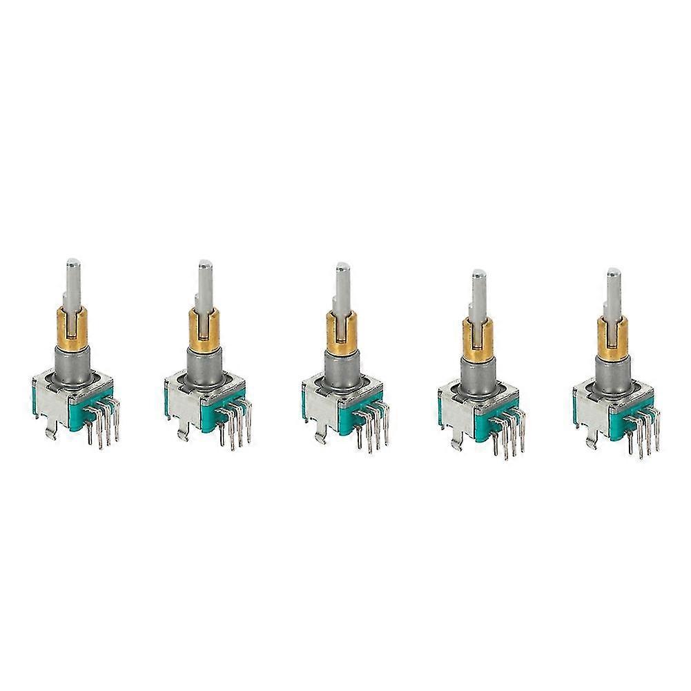 5pcs EC11EBB24C03 Zweiachsen-Encoder mit Schalter 30 Positionierung Nummer 15 Pulspunkt Griff 25mm