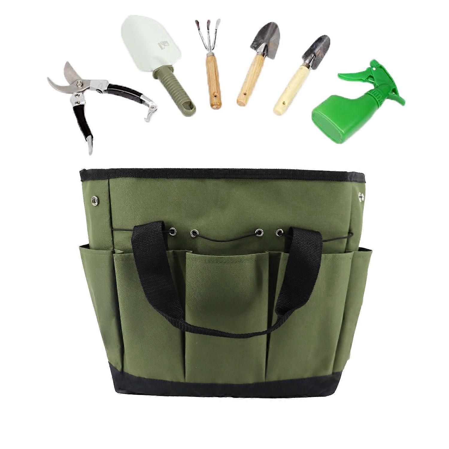 Garden Tool Storage Bag With Pockets