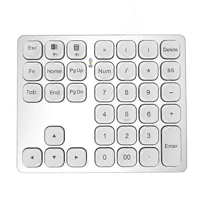 لوحة أرقام مدمجة لوحة مفاتيح رقمية مريحة متوافقة مع Bluetooth للعمل