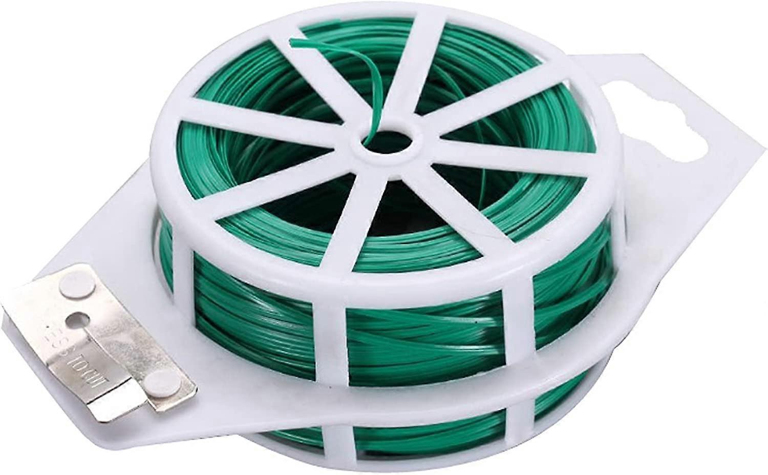 100m Garden Ties for Plants (Green)