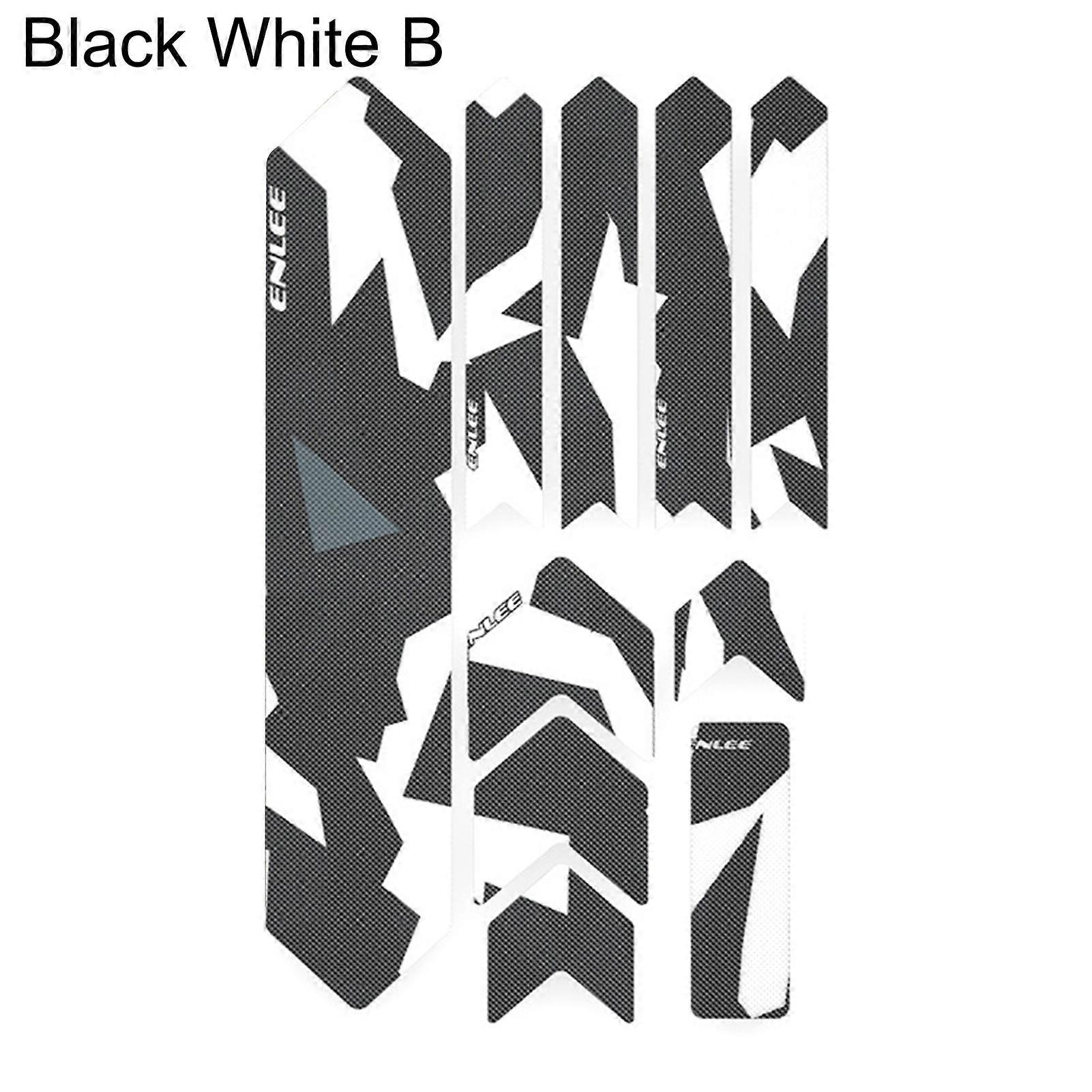 Kaesi 1 Set Bicycle Sticker Removable Scratch Resistant PVC Bike Frame Front Fork Stem 3D Protective Decal for Road Bike