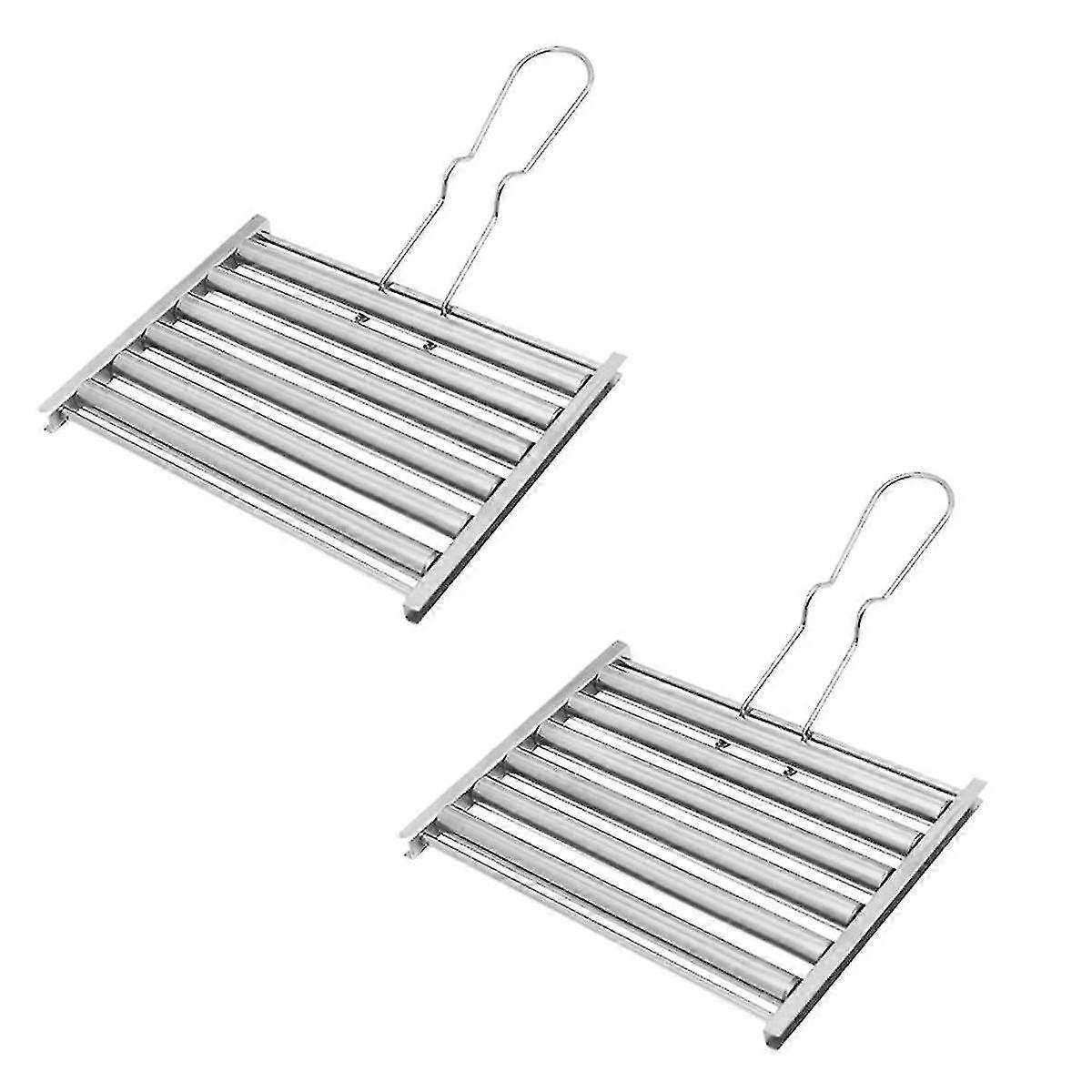 أسطوانة هوت دوج كبيرة جديدة من الفولاذ المقاوم للصدأ ، شواء هوت دوج رولر ، أدوات شواء خاصة للتفوق