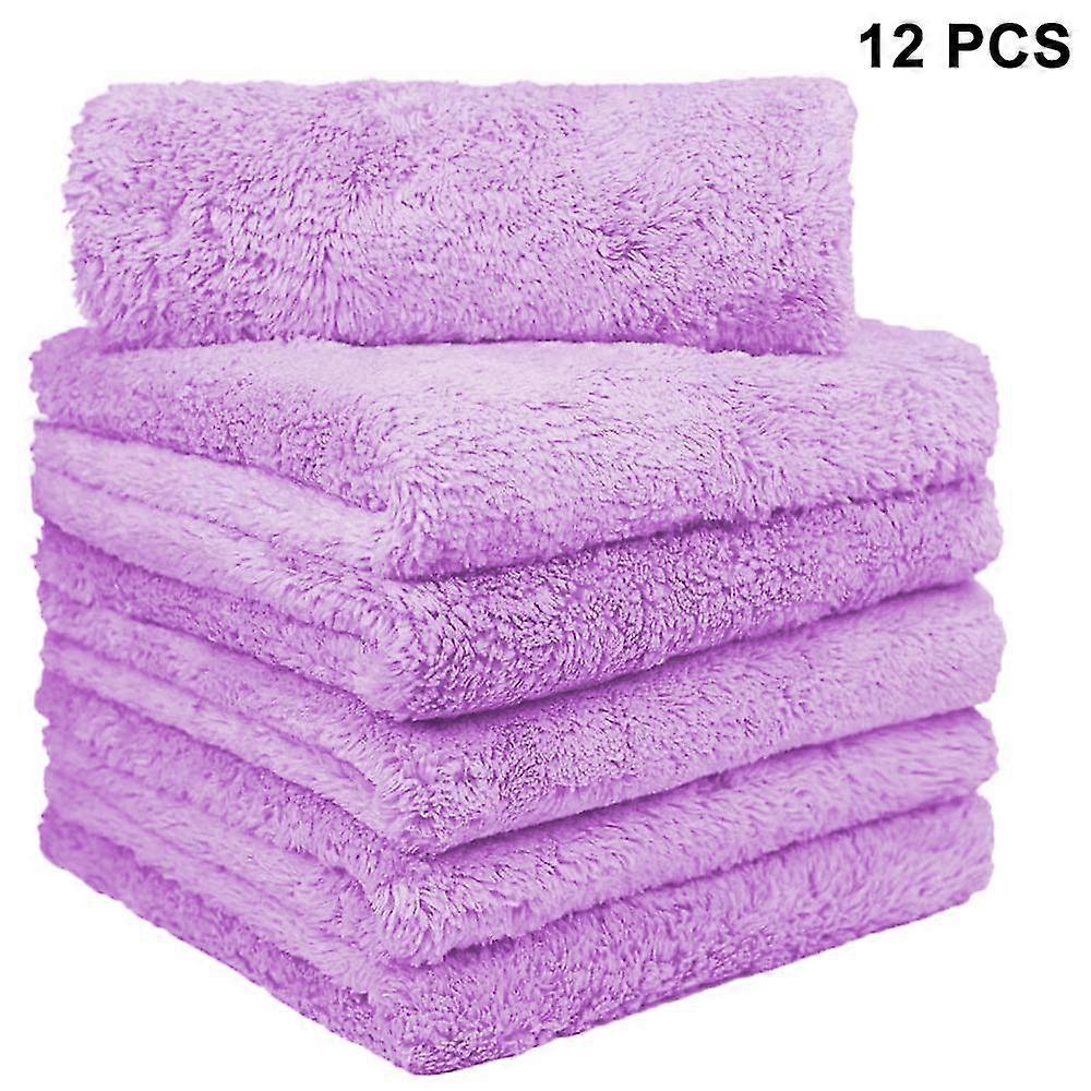 12pack Towel Set Small Terry Towels Colored Light Fade-proof Towels