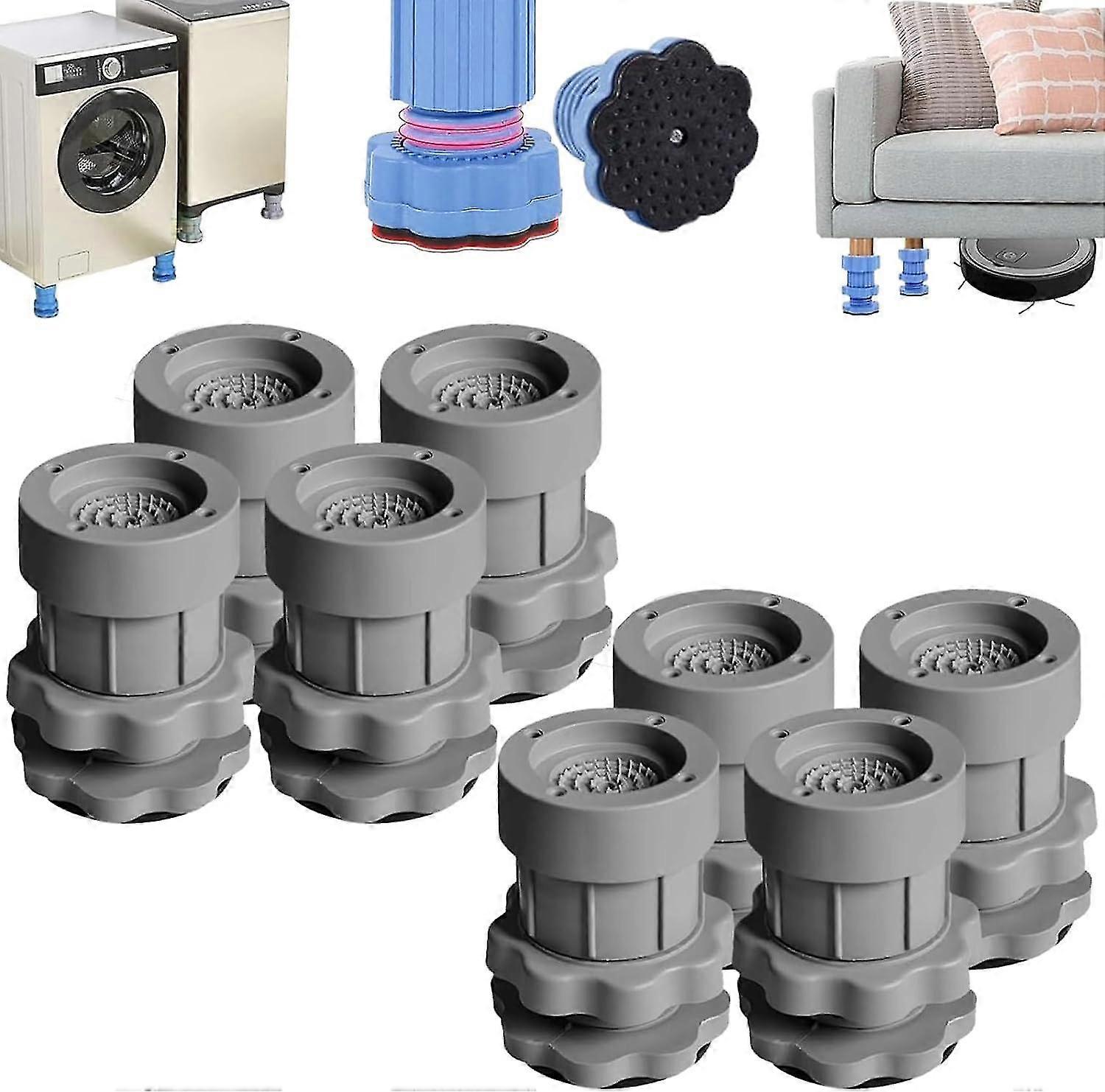 Multifunctional Adjustable Bracket Base Anti Vibration Pads For Washing Machine, Non Slip Heighten Shock And Noise Cancelling Washing Machine Feet Pad