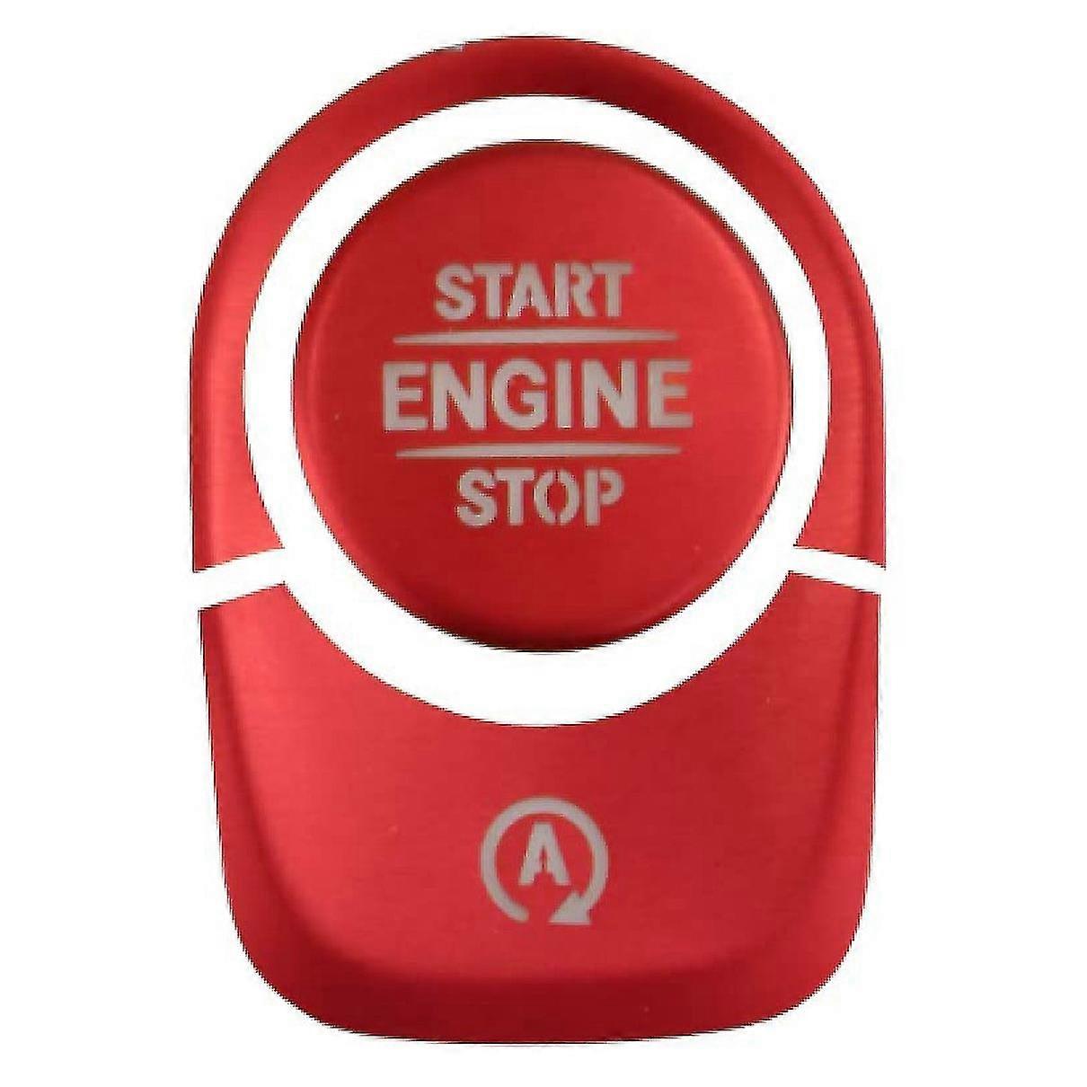 Auto Start Stop Engine Push Switch Buttons Cover Stickers Compatible with A Class W177 Gle W167 Glb