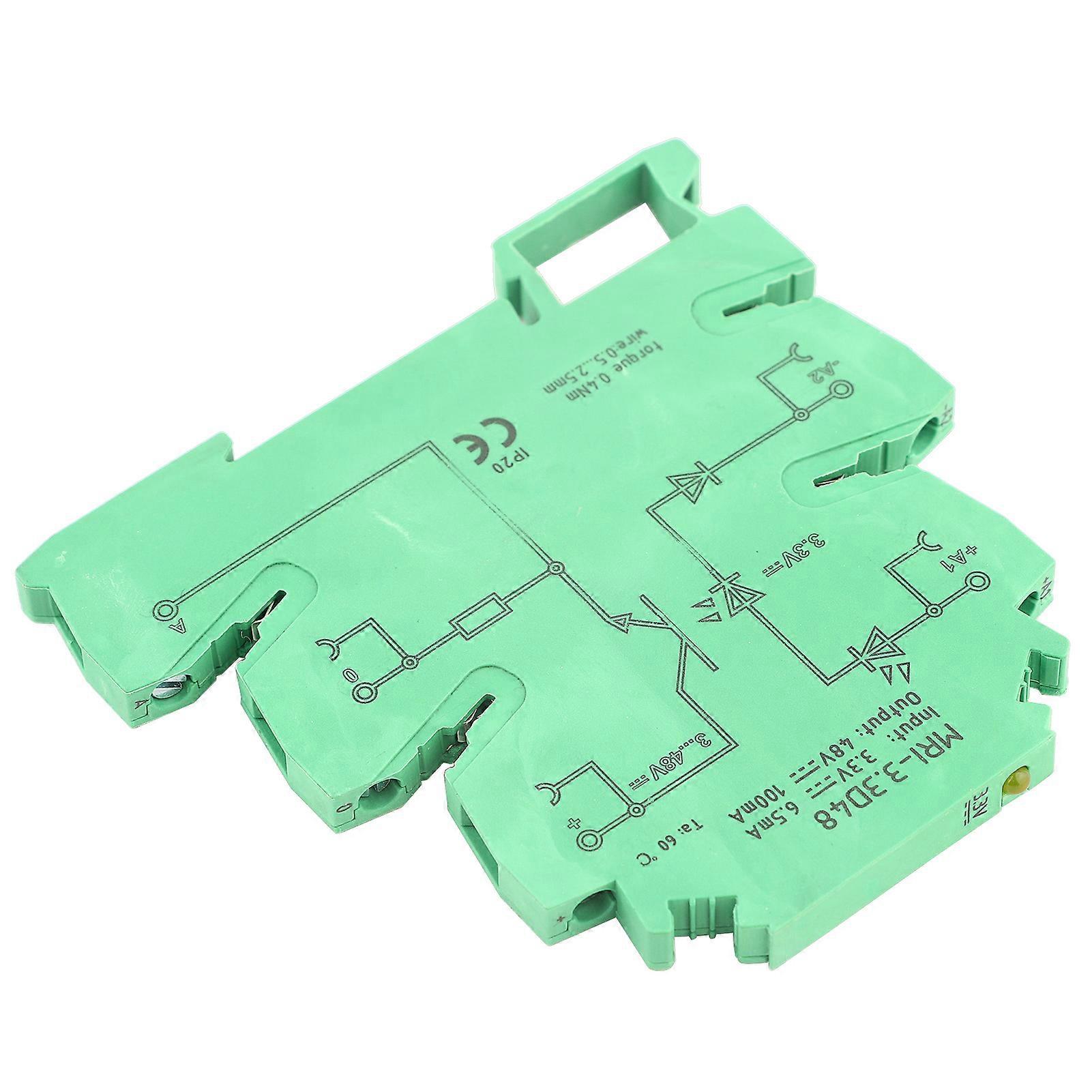 MRI-3.3D48 DC Photoelectrical Coupler Isolating PLC Relay Module Input 3.3VDC Output 3-48VDC