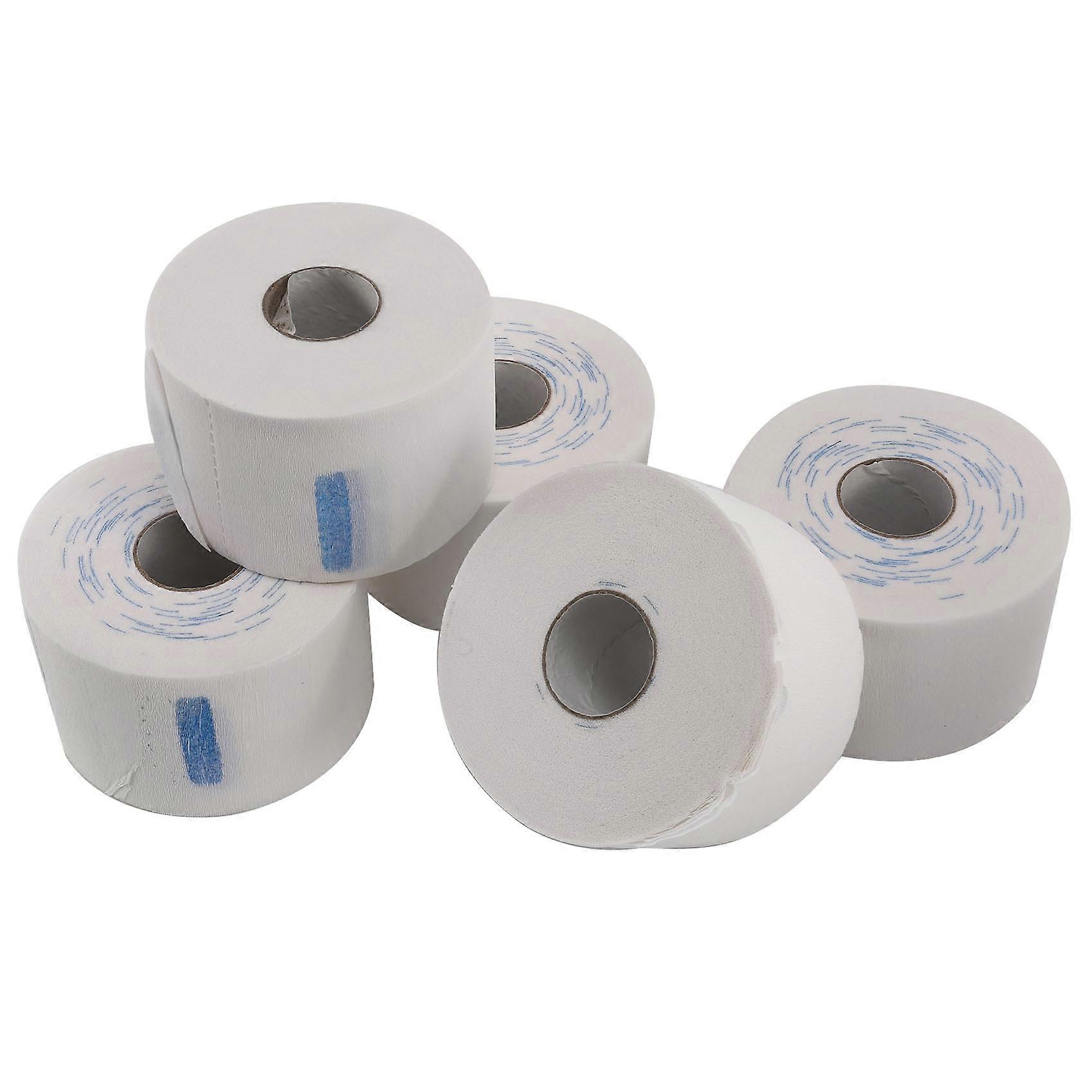 5 Neck Hair Cutting Collar Strip Roll Paper Barber Dispose