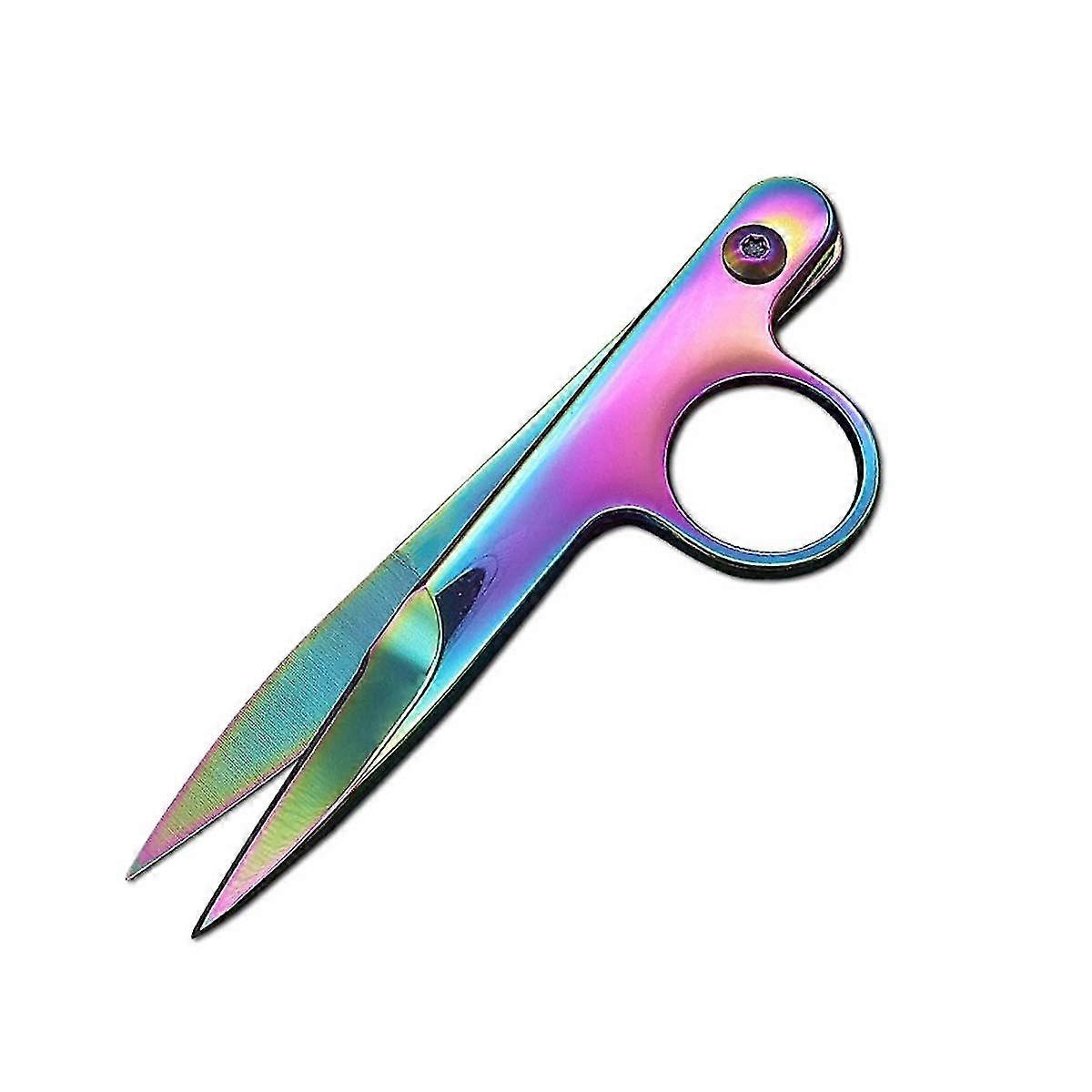 قصاصات الخيط ، قصاصات الخياطة مقص الغزل مع غلاف بلاستيكي واقي ، مقصات صغيرة صغيرة من القناصة (C-1)