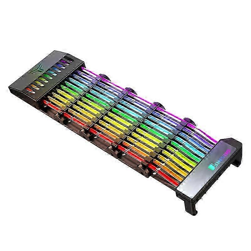 PSU skjøteledning RGB trunking deksel Rainbow Bridge for 24pin ATX kabel MOD Symphony Line, 5V Rainbow RGB M / B SYNC