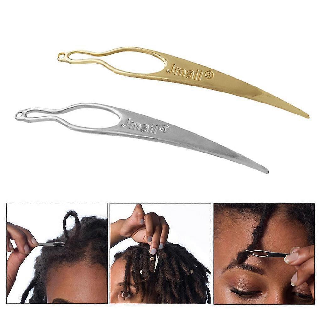 2pcs Dreadlocks Tool Interlocks  Hooks Braiding Wig Making Decor DIY