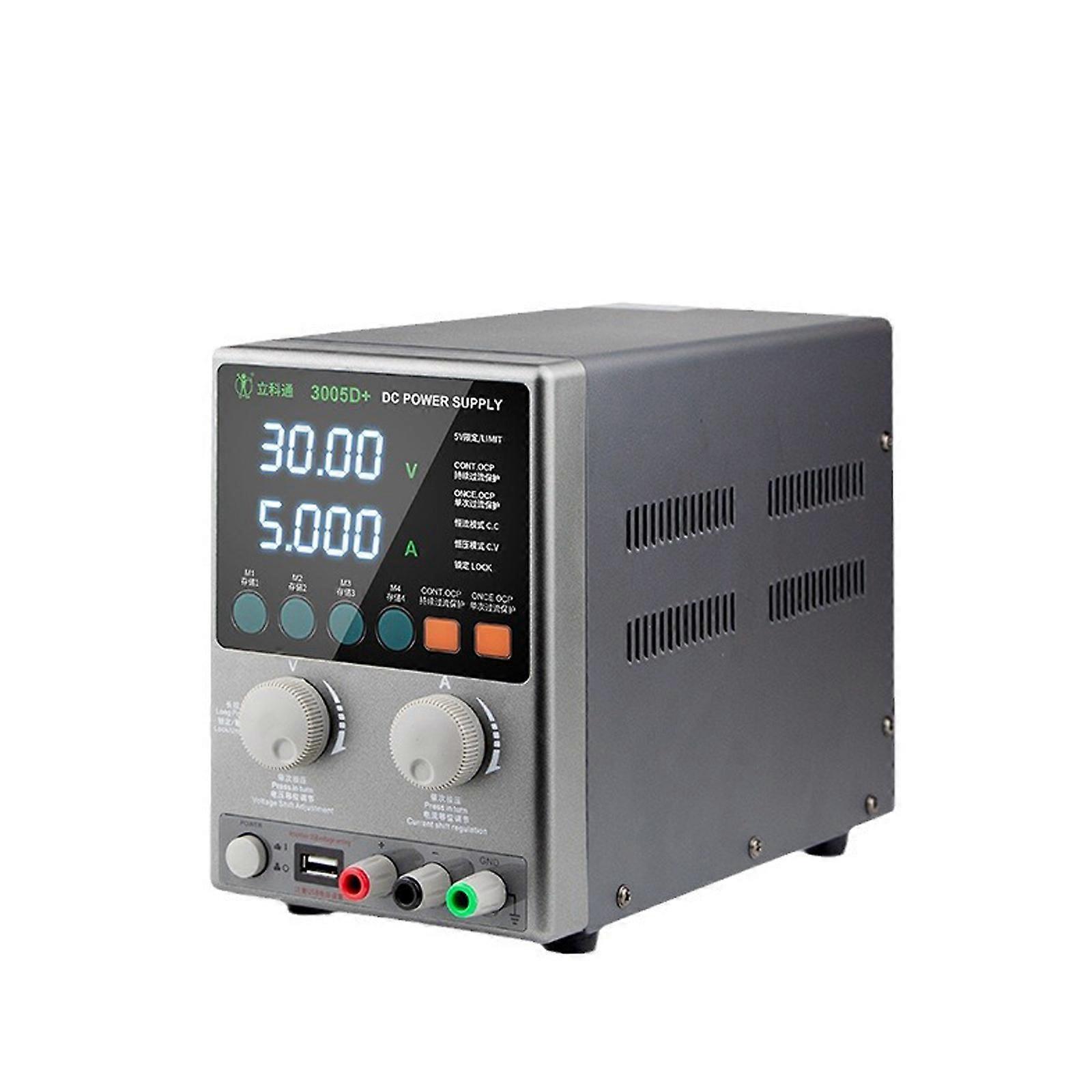 DC-Netzteil Einstellbare lineare Leistung Geregelte Tischschaltung 3005D+