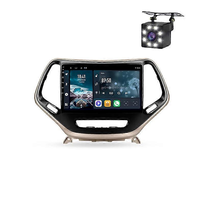 Android 14 Car Radio For Jeep Cherokee 5 KL 2014 - 2018 Auto Multimedia Stereo