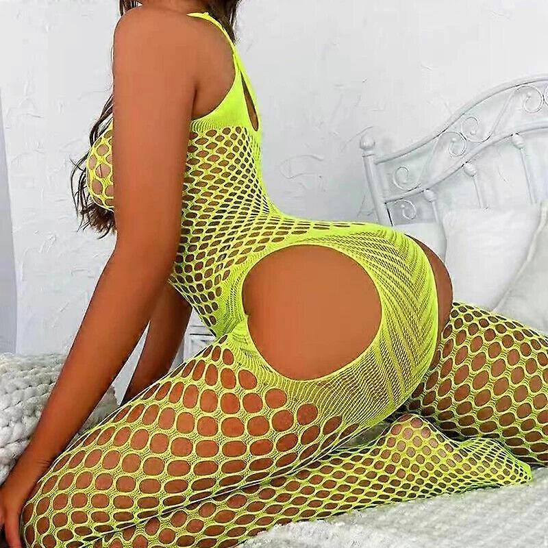 النساء مثير الملابس الداخلية شبكة صيد السمك الجسم جوارب ملابس نوم ملابس نوم bodysuit بيبي دول