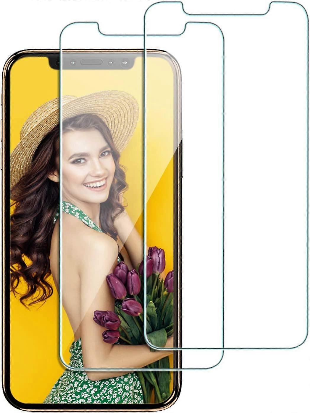 2pcs Tempered Glass Screen Protector Anti-Scratch for iPhone Series