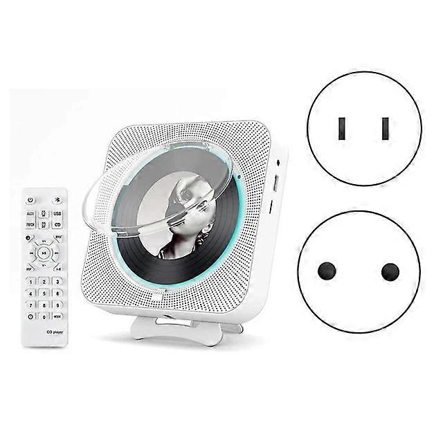 Portable Bluetooth Player,wall Mount Cd Player Home Audio Music Players With Remote Control,lcd Display