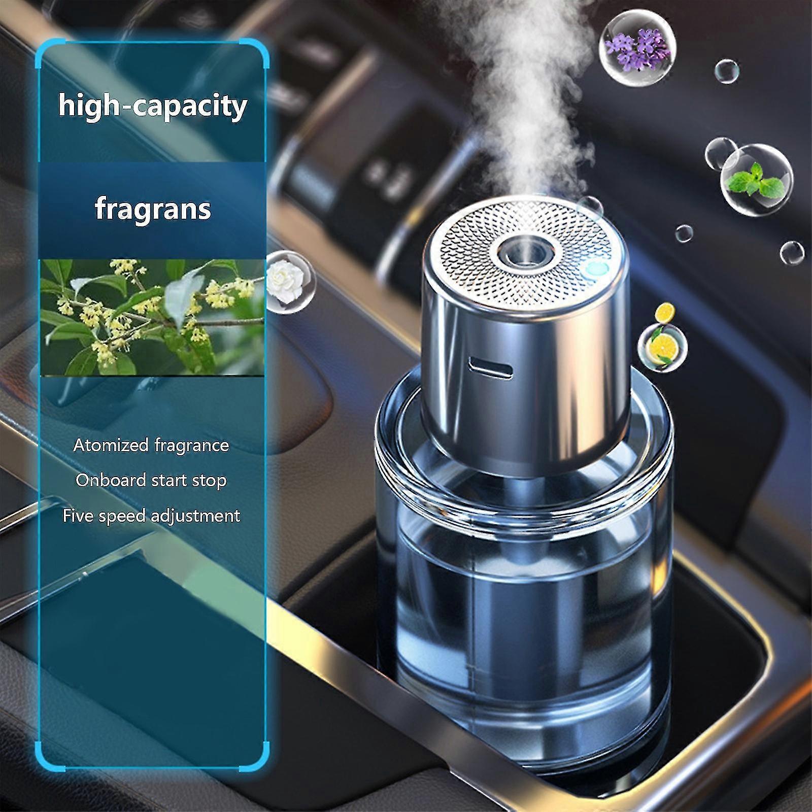 Biltillbehör Bildiffusor Luftfuktare Aromaterapi Eterisk Olja Diffusor Usb Cool Mist Mini Bärbar Diffusor För Bil Hemmakontor Sovrum (120ml) C