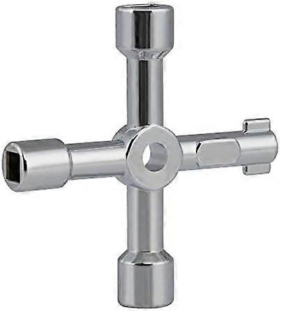 Electric Cabinet Key Gas Meter Key - 4-Way Multipurpose Key (1 Pack)