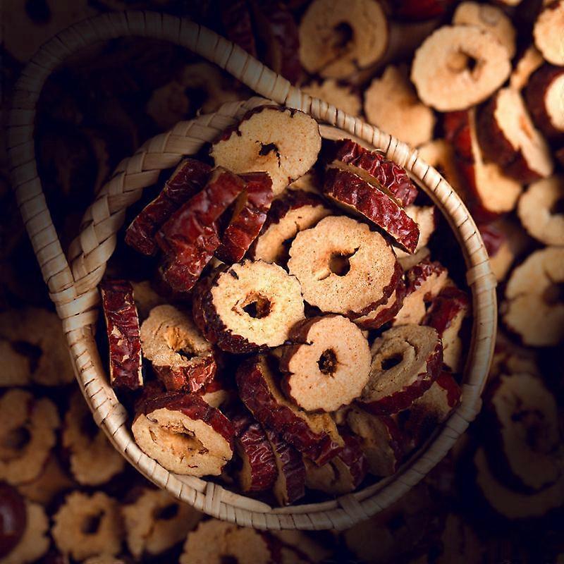 250g Red Date Slices Seedless Crispy Sweet Dates, Dried Date Rings Health Tea