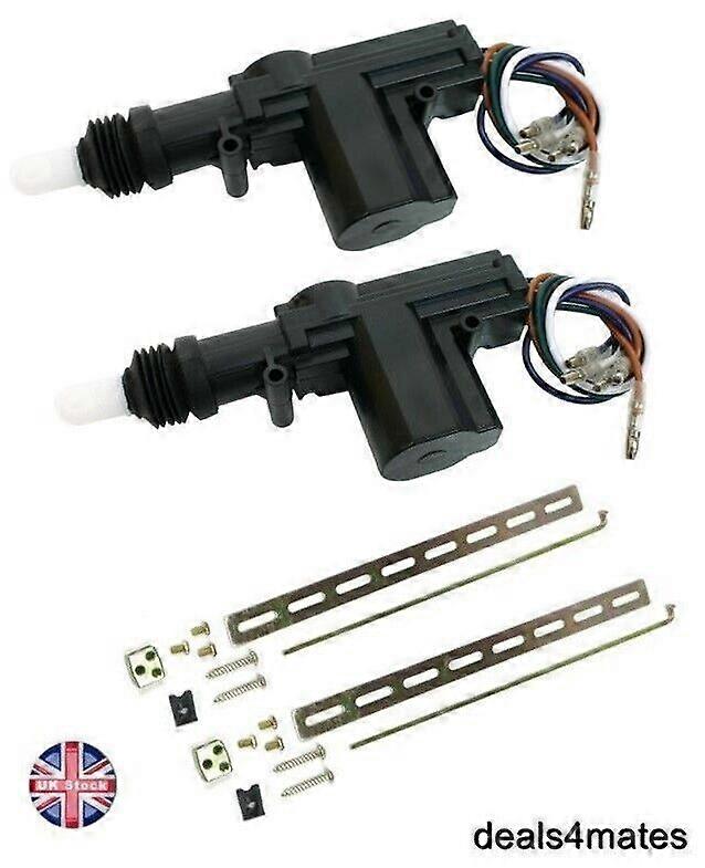 UNIVERSAL CENTRAL LOCKING 5 WIRE DOOR MASTER 2X SOLENOID ACTUATOR MOTOR POPPER