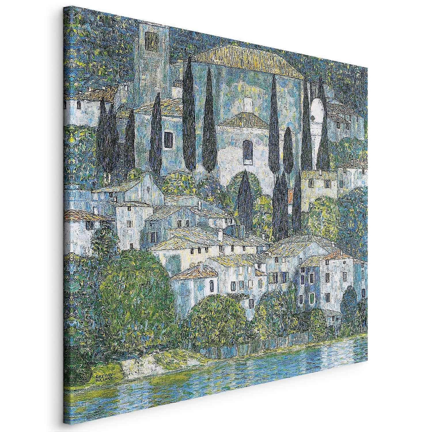 Canvastavla - Kyrkan i Casson