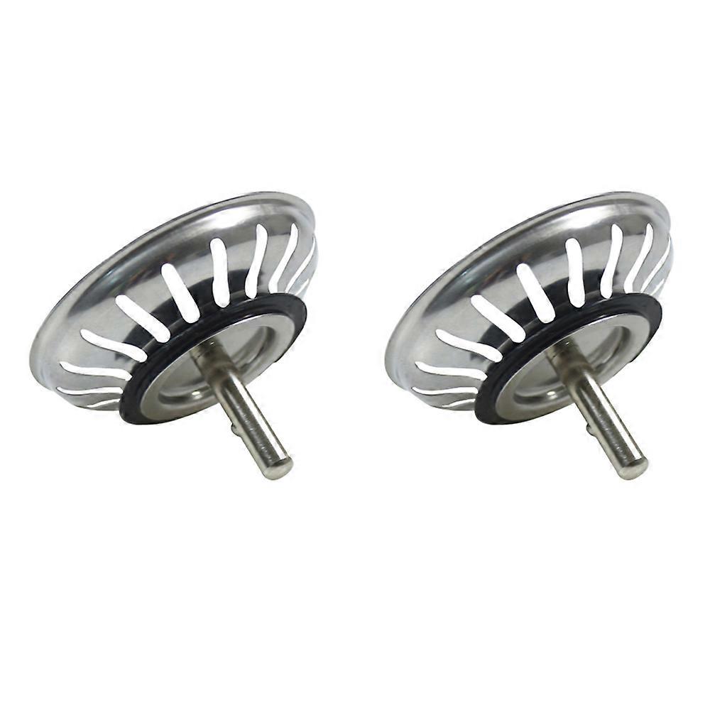 Basket for Kitchen Sink Drain 79.3 mm - Universal Stainless Steel Strainer, Pop-Up Basket Stopper, - Dishwasher Safe, Does Not Clog or Overflow