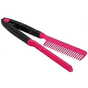 Hair Straightener Hair Dress Styling V Shape Comb Diy Salon Hairdressing H7881