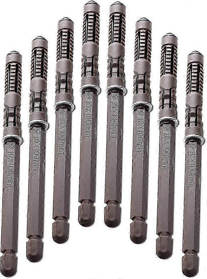 8 Pieces Heavy Duty Invisible Wooden Floating Shelf Brackets With Screws (10 X 100mm)