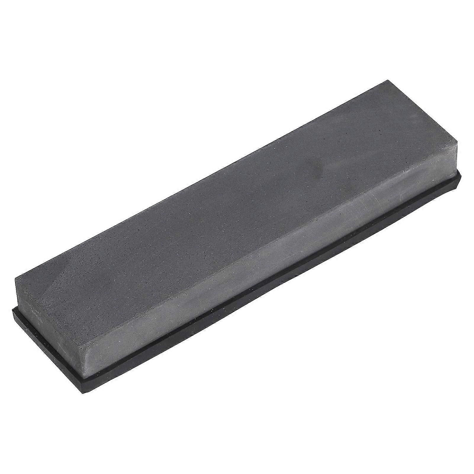 High Density Thicken Whetstone Sharpener Stone 800 Grit for Paring Knife with Anti Slip Rubber Base
