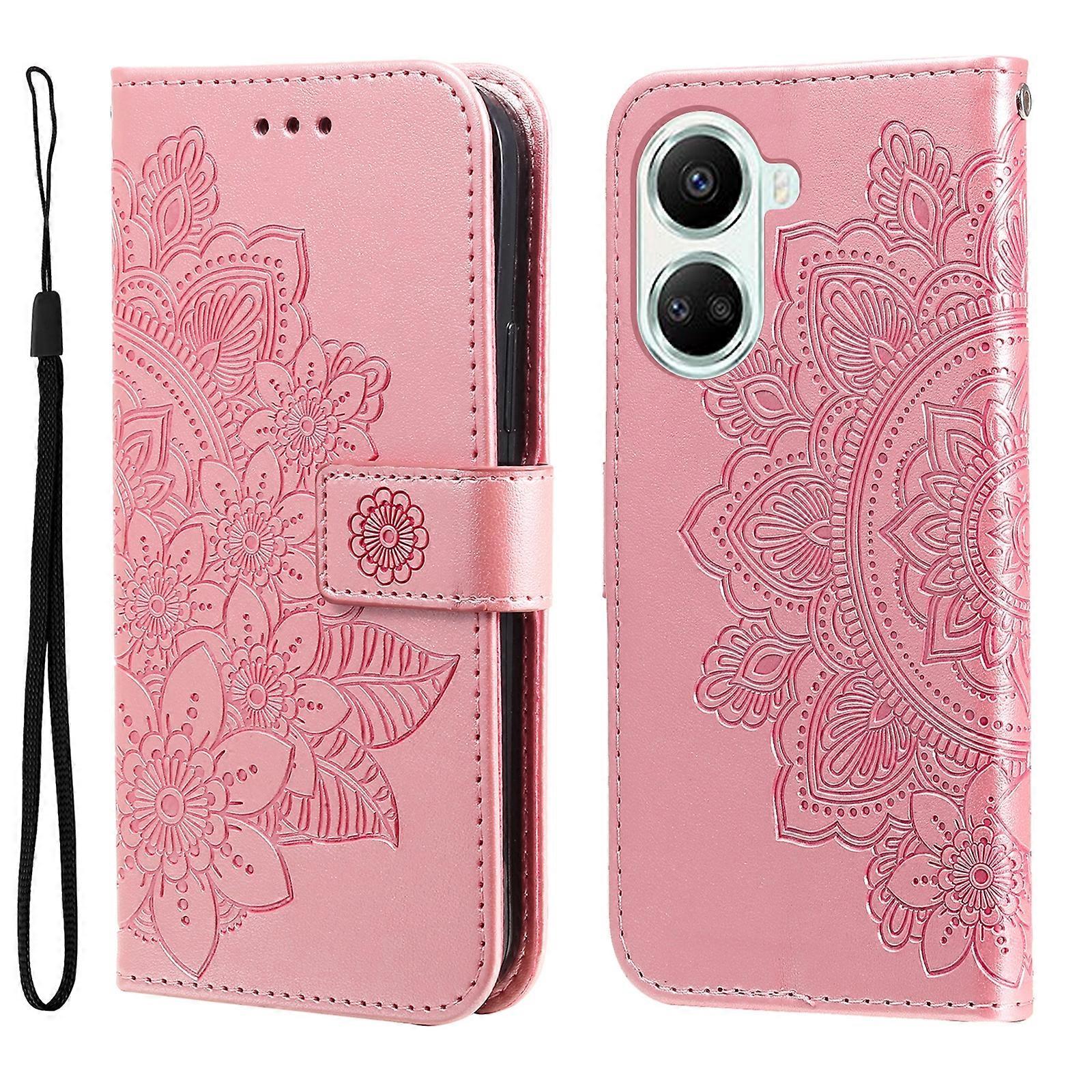 Flowers PU Case For Huawei nova 10 SE