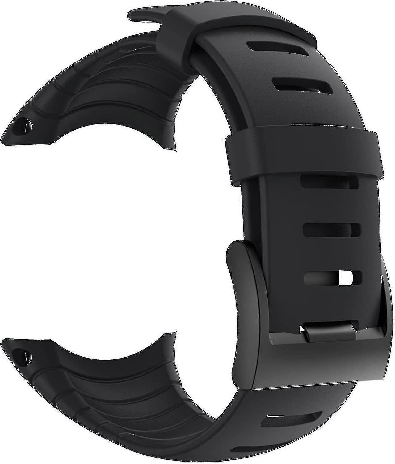 Suunto Core Strap, Rubber Replacement Watch Band For Suunto Core Ss014993000.-colorblack-colorblack