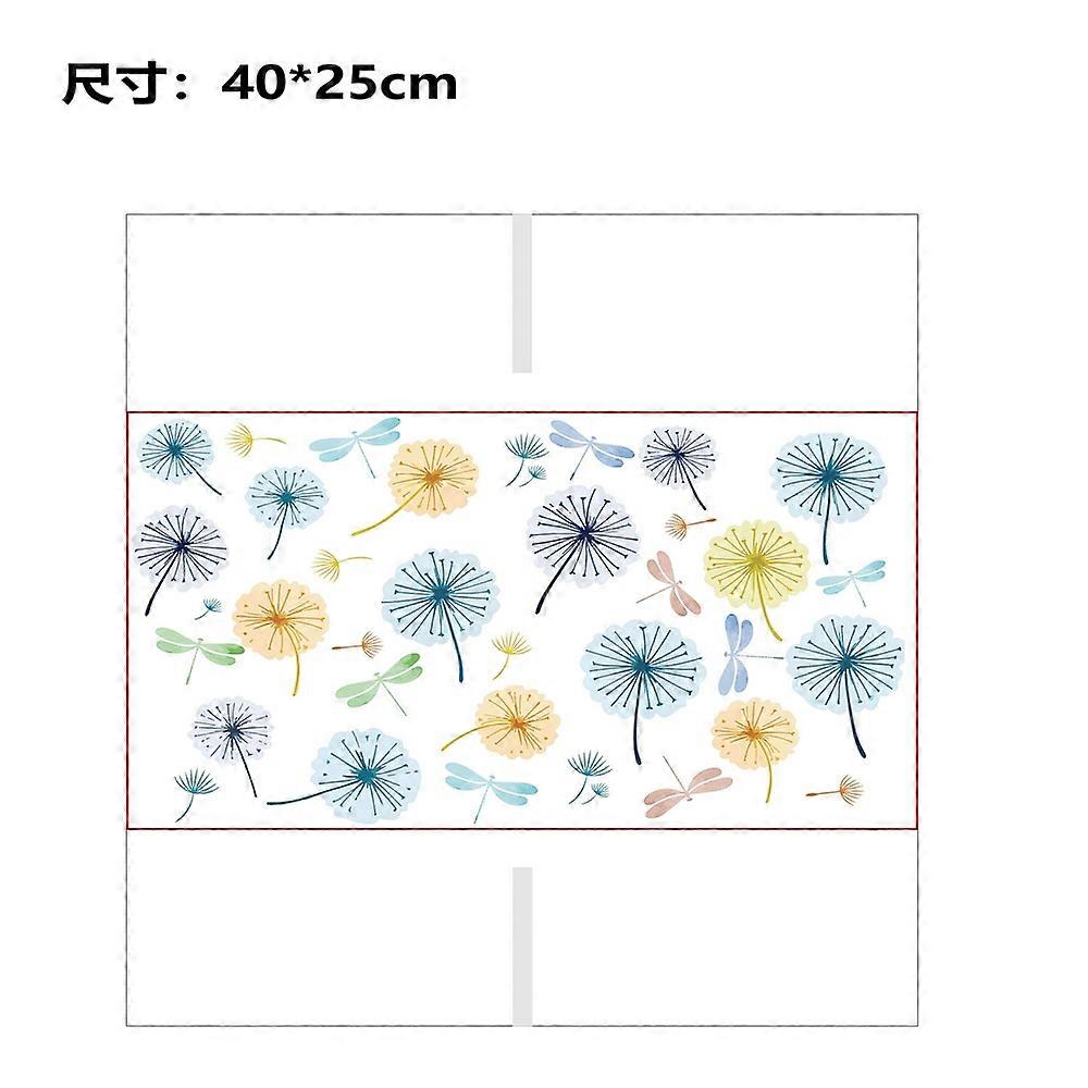 Polyester Book Covers Elastic Notebook Wraps Rectangle Dandelion 400x250mm