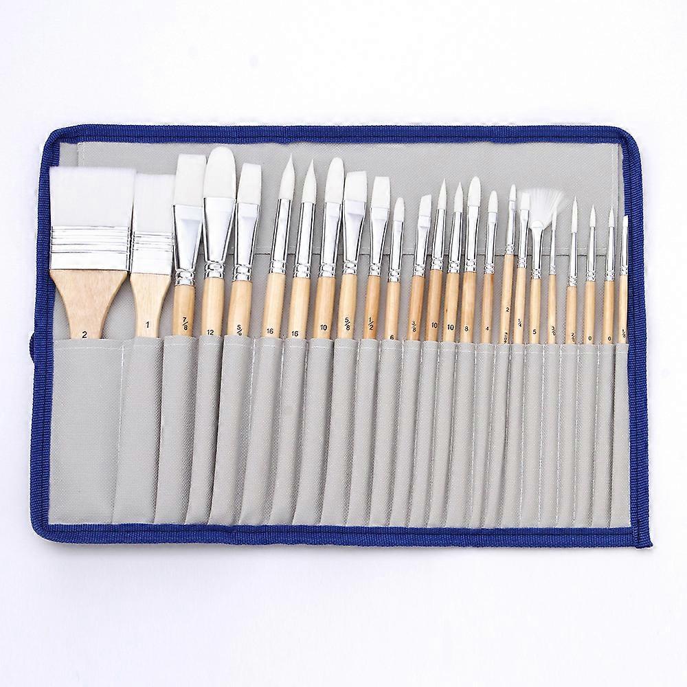 Dww-Set of paintbrushes, 24 different sizes, for artists, adults and children