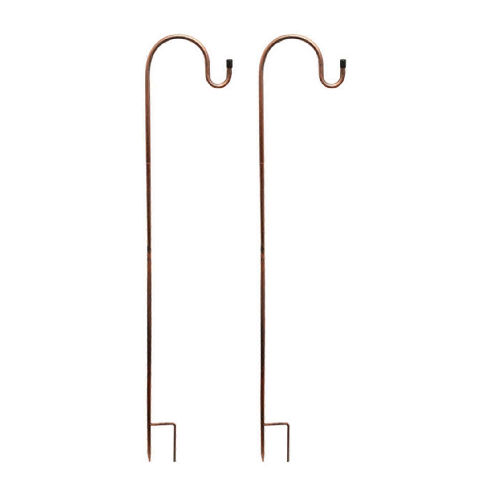 80cm Shepherds Hooks for Outdoor, Adjustable Garden Hanging Holder,2 Pack