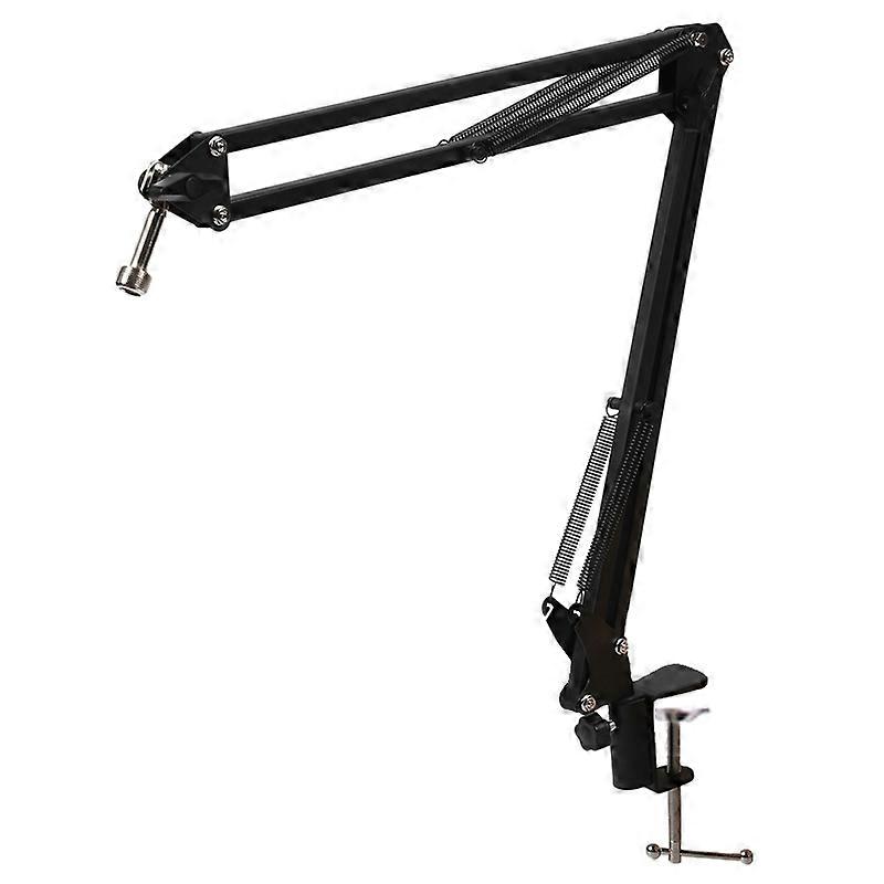Microphone Scissor Arm Stand 75cm High Tabletop Boom Mic Suspension Mount for Blue Pro USB Microphone Holder