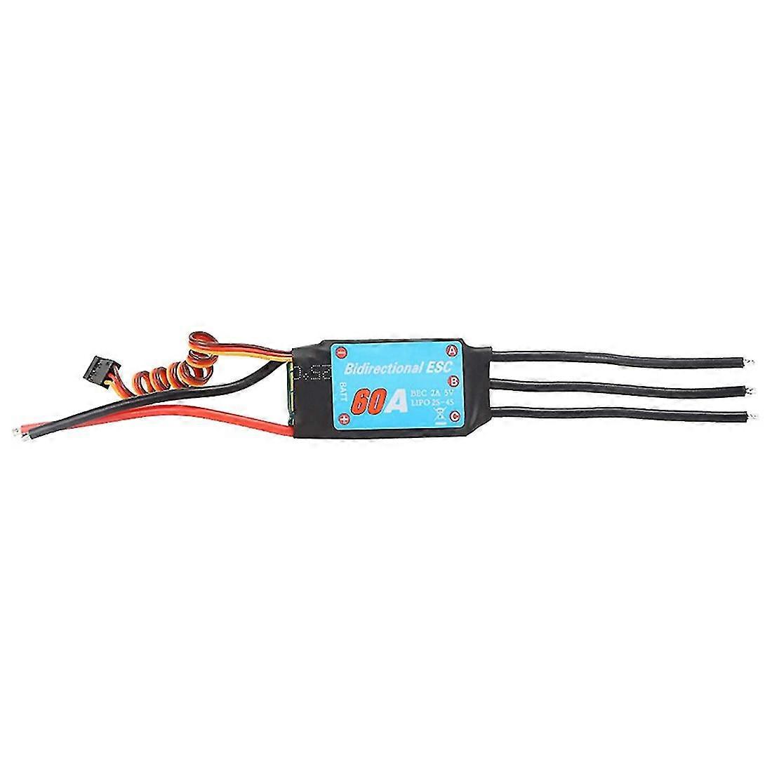 Bidirectional Esc 60a Brushless Esc For Remote Control Ship(60a)