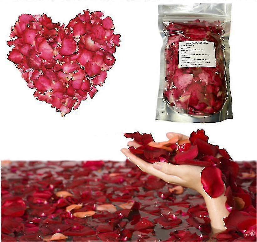 50g الطبيعية روز حمام بتلات زهرة جافة بيتال دي روز سبا