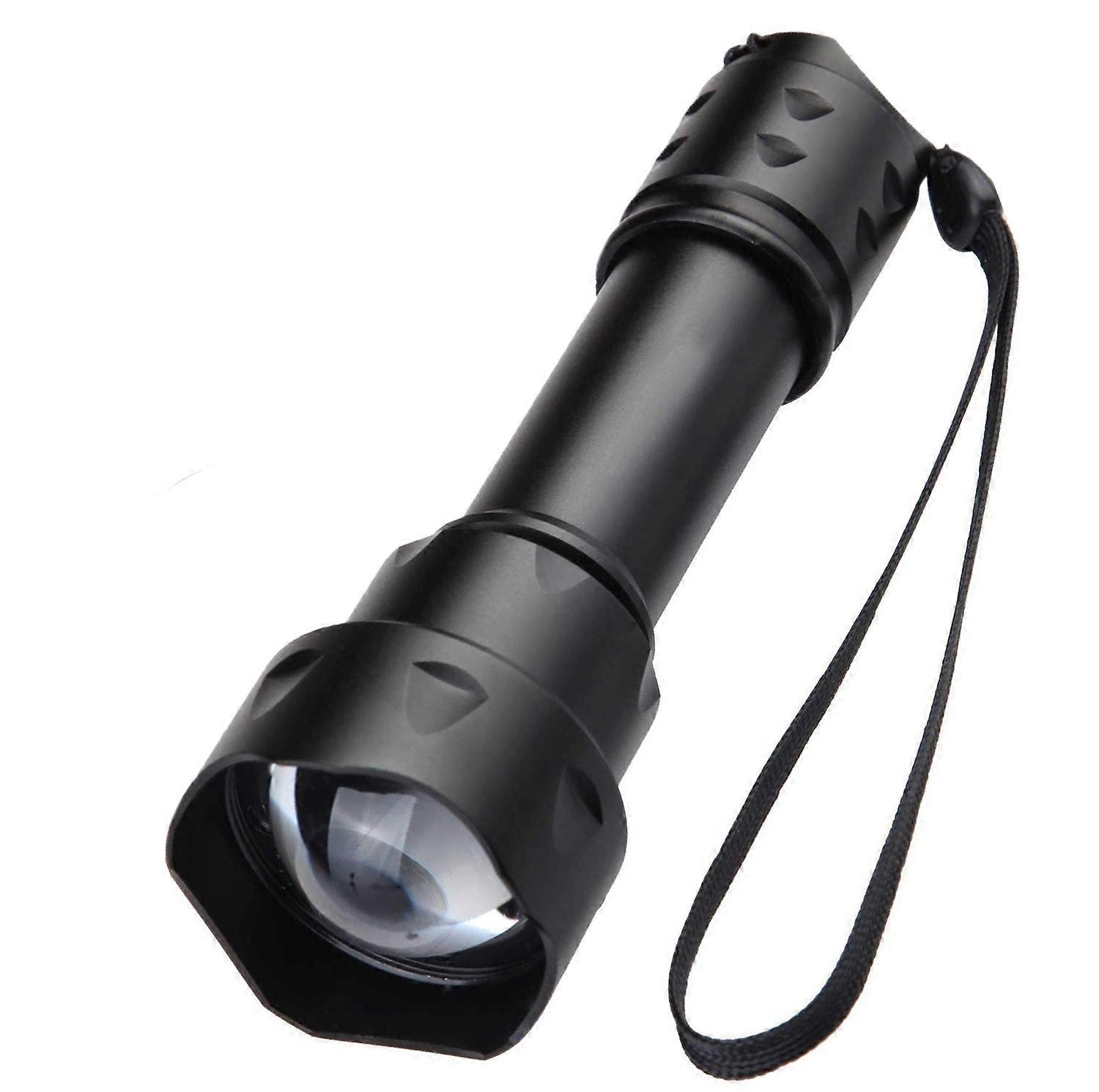 Infrared Illuminator LED Single Mode 38mm Zoom Long Distance Infrared Light Torch Night Vision Waterproof Hunting Torch T20/Upgrade silicone rat tail