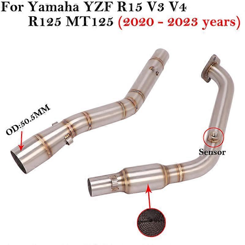 Escape-System für Motorräder, mittellanger Schalldämpfer für Yamaha XSR 125, XSR125, 2020, 2021, 2022