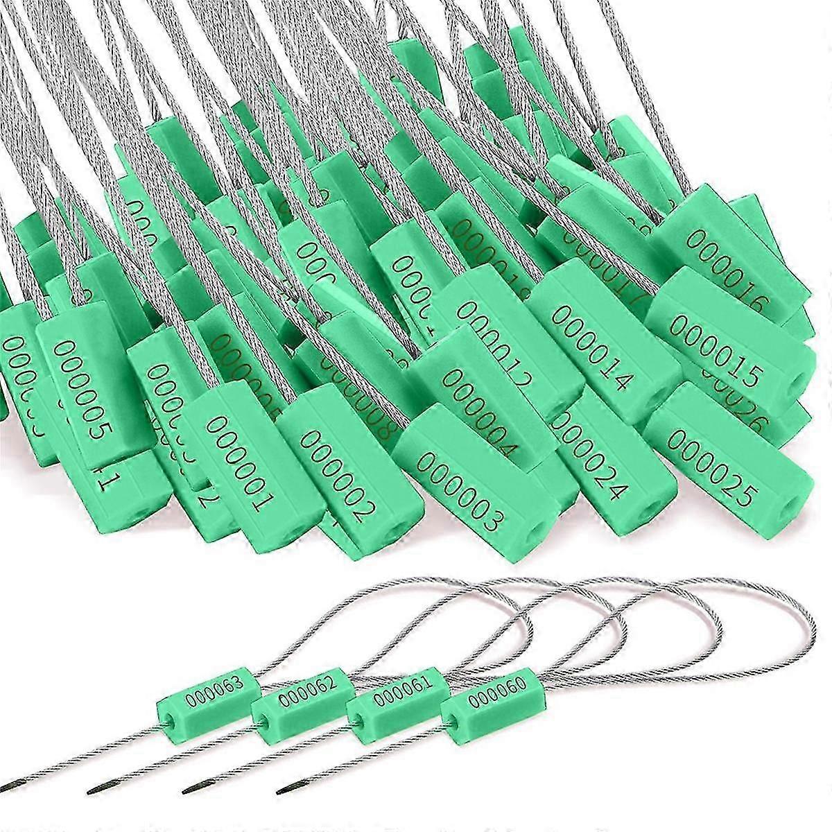 120 sigilli di sicurezza in metallo, sigilli di sicurezza in metallo numerati per rimorchi di camion, etichette di sicurezza, etichette antimanomissione,