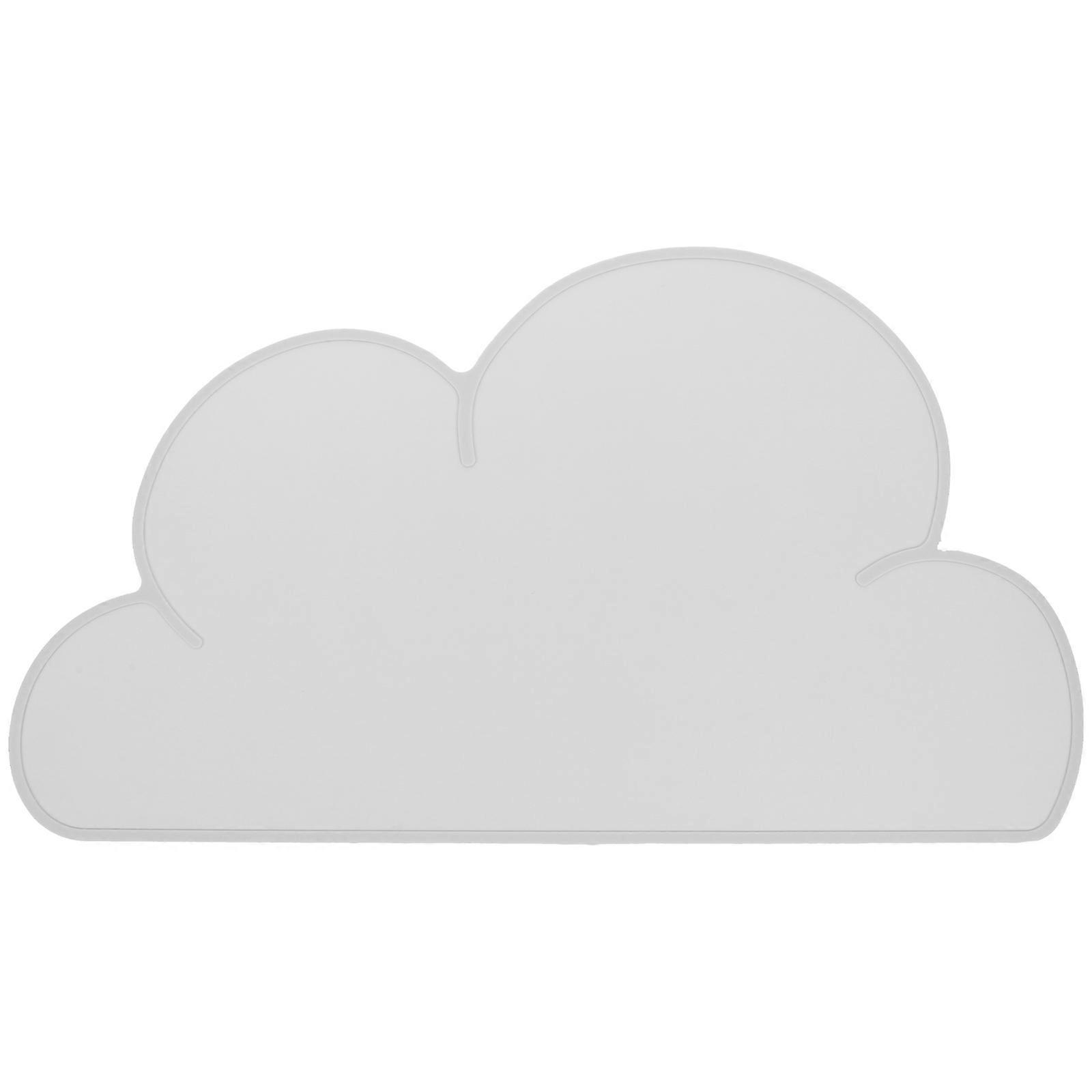 שטיחון האכלה לחיות מחמד מחצלת קערת מזון לחתולים מחצלת בצורת ענן ללא החלקה שטיחון קערת חיות מחמד