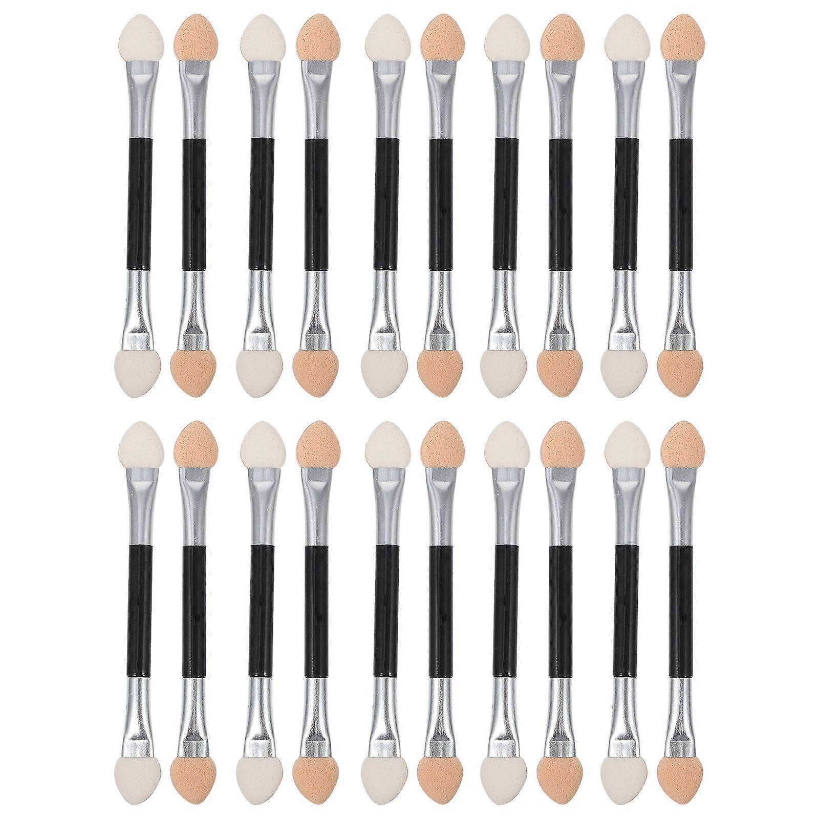 20pcs Double-Sided Eye Shadow Brush Eyeshadow Applicators Cosmetic Tools