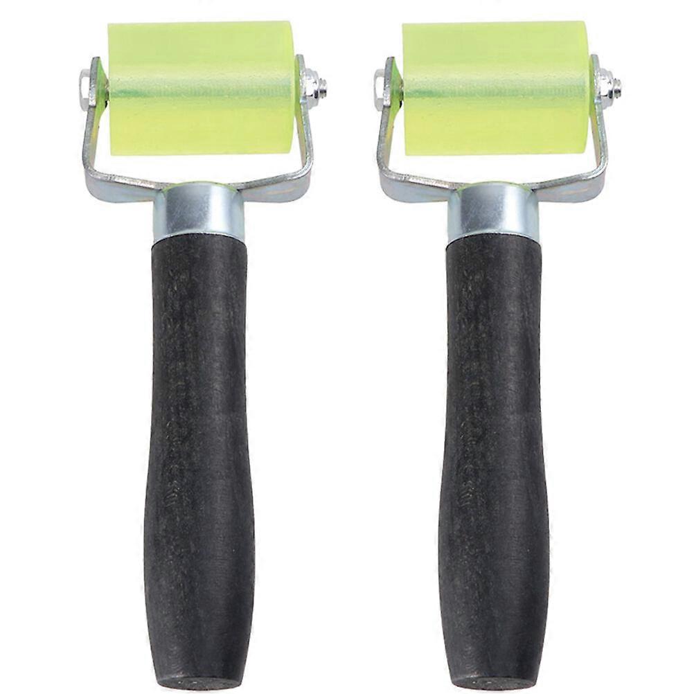 2pcs Wallpaper Rollers Wallpaper Application Rollers Reusable Wallpaper Smoothing Seam Rollers
