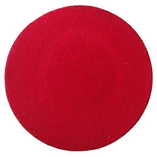 Kadın Klasik Yün Keçe Sıcak Fransız Bere Şapka Beanie Saf Renk Tatlı Mini Cap