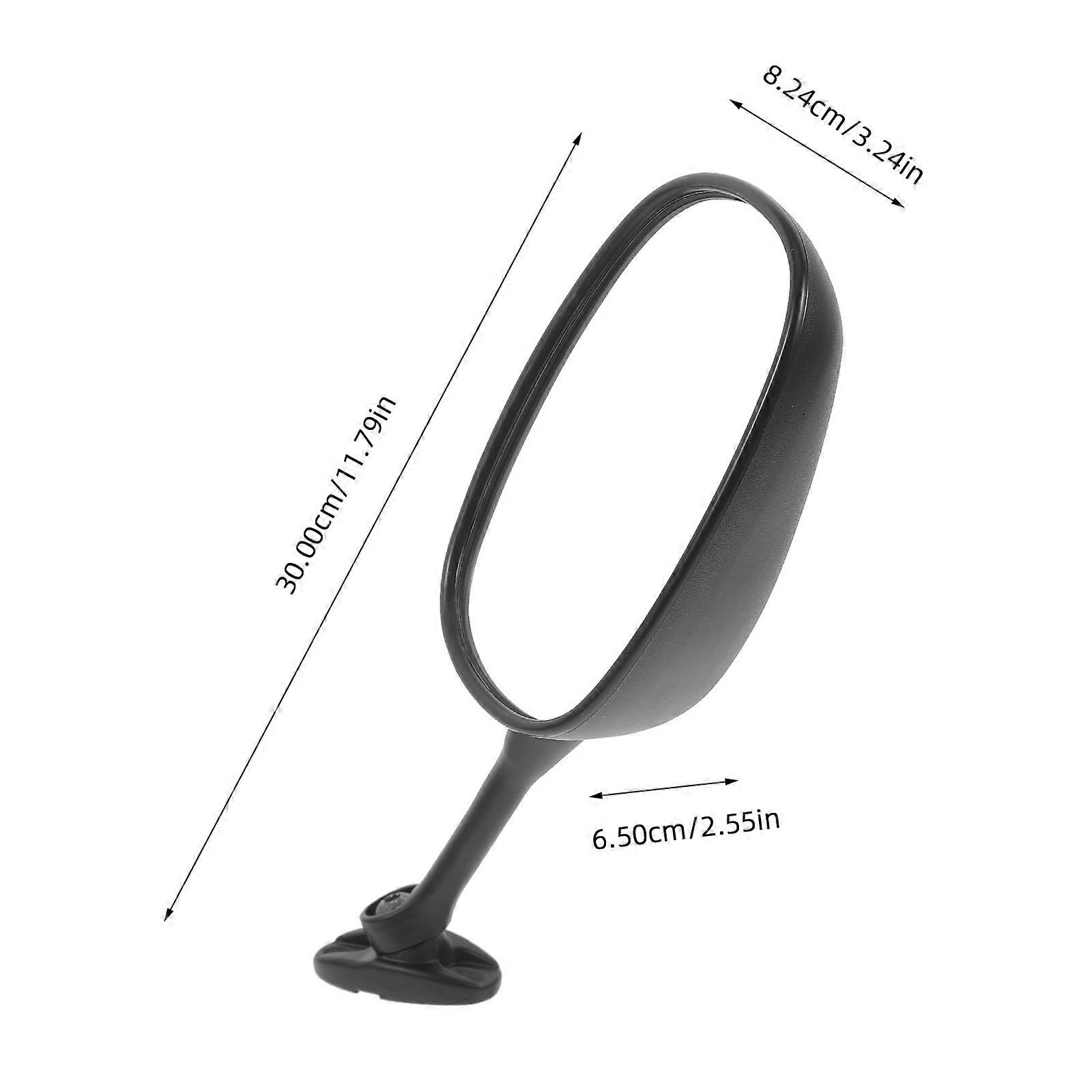 1 Set Motorcycle Rear View Side Mirror Handlebar Mount Mirror Motorcycle Accessory