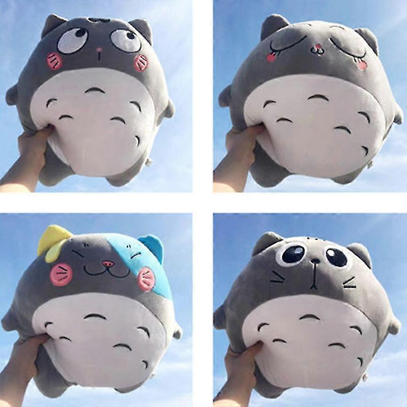 Νέα Ιαπωνία Anime Κινούμενα σχέδια Totoro Μαξιλάρι Βελούδινο παιχνίδι χαριτωμένη γάτα μαλακή γεμιστή κούκλα παιδιά Δώρο 40cm
